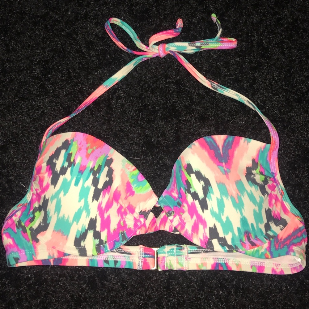 tribal print bikini top
